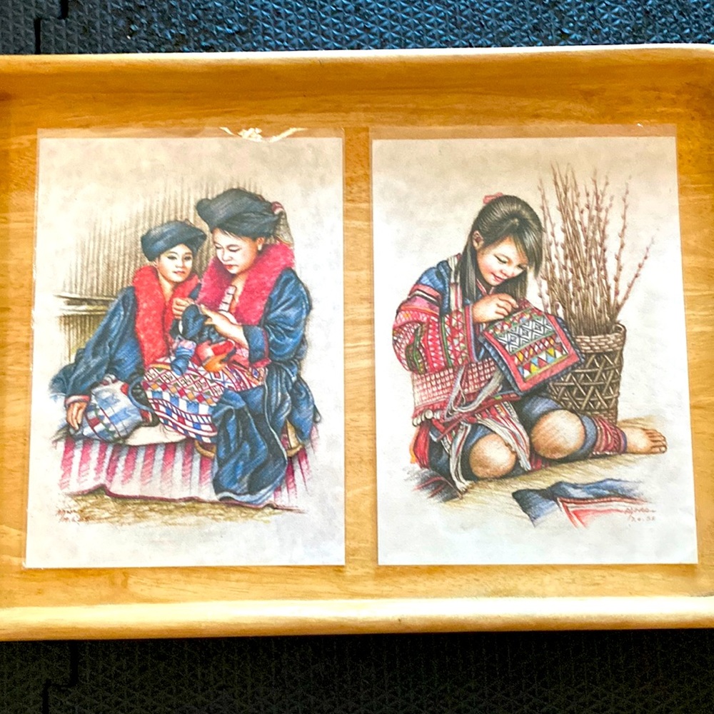 Original Signed Vintage Art